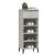 Pantofar, gri beton, 40x36x105 cm, lemn prelucrat GartenMobel Dekor