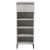 Pantofar, gri beton, 40x36x105 cm, lemn prelucrat GartenMobel Dekor
