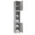 Dulap de baie, gri beton, 30x30x190 cm, lemn prelucrat GartenMobel Dekor
