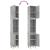 Dulap de baie, gri beton, 30x30x190 cm, lemn prelucrat GartenMobel Dekor