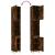 Dulap de baie, stejar afumat, 30x30x190 cm, lemn prelucrat GartenMobel Dekor
