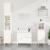 Dulap de baie, alb, 65x33x60 cm, lemn prelucrat GartenMobel Dekor