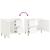 Dulap de baie, alb, 65x33x60 cm, lemn prelucrat GartenMobel Dekor