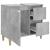 Dulap de baie, gri beton, 65x33x60 cm, lemn prelucrat GartenMobel Dekor