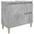 Dulap de baie, gri beton, 65x33x60 cm, lemn prelucrat GartenMobel Dekor