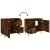 Dulap de baie, stejar afumat, 65x33x60 cm, lemn prelucrat GartenMobel Dekor