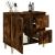 Dulap de baie, stejar afumat, 65x33x60 cm, lemn prelucrat GartenMobel Dekor