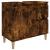 Dulap de baie, stejar afumat, 65x33x60 cm, lemn prelucrat GartenMobel Dekor