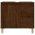 Dulap de baie, stejar maro, 65x33x60 cm, lemn prelucrat GartenMobel Dekor