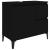 Dulap de baie, negru, 65x33x60 cm, lemn prelucrat GartenMobel Dekor