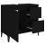 Dulap de baie, negru, 65x33x60 cm, lemn prelucrat GartenMobel Dekor