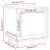 Noptiere, 2 buc, alb, 44x35x45 cm, lemn prelucrat GartenMobel Dekor