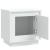 Noptiere, 2 buc, alb, 44x35x45 cm, lemn prelucrat GartenMobel Dekor