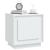 Noptiere, 2 buc, alb, 44x35x45 cm, lemn prelucrat GartenMobel Dekor