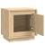 Noptiere, 2 buc., stejar sonoma, 44x35x45 cm, lemn prelucrat GartenMobel Dekor