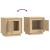 Noptiere, 2 buc., stejar sonoma, 44x35x45 cm, lemn prelucrat GartenMobel Dekor