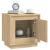 Noptiere, 2 buc., stejar sonoma, 44x35x45 cm, lemn prelucrat GartenMobel Dekor