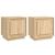 Noptiere, 2 buc., stejar sonoma, 44x35x45 cm, lemn prelucrat GartenMobel Dekor