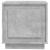 Noptieră, gri beton, 44x35x45 cm, lemn prelucrat GartenMobel Dekor