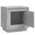 Noptiere, 2 buc., gri beton, 44x35x45 cm, lemn prelucrat GartenMobel Dekor