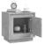 Noptiere, 2 buc., gri beton, 44x35x45 cm, lemn prelucrat GartenMobel Dekor