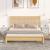 Noptiere, 2 buc., gri beton, 44x35x45 cm, lemn prelucrat GartenMobel Dekor