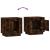 Noptiere, 2 buc., stejar afumat, 44x35x45 cm, lemn prelucrat GartenMobel Dekor