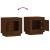 Noptiere, 2 buc., stejar maro, 44x35x45 cm, lemn prelucrat GartenMobel Dekor