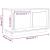 Dulap TV, stejar sonoma, 80x35x45 cm, lemn prelucrat GartenMobel Dekor