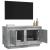 Comodă TV, gri beton, 80x35x45 cm, lemn prelucrat GartenMobel Dekor