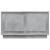 Comodă TV, gri beton, 80x35x45 cm, lemn prelucrat GartenMobel Dekor