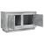 Comodă TV, gri beton, 80x35x45 cm, lemn prelucrat GartenMobel Dekor