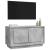 Comodă TV, gri beton, 80x35x45 cm, lemn prelucrat GartenMobel Dekor