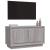 Comodă TV, gri sonoma, 80x35x45 cm, lemn prelucrat GartenMobel Dekor