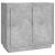 Servantă, gri beton, 80x34x75 cm, lemn prelucrat GartenMobel Dekor