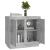 Servantă, gri beton, 80x34x75 cm, lemn prelucrat GartenMobel Dekor