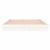 Cadru de pat cu LED, alb, 120x200 cm, lemn masiv GartenMobel Dekor