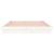 Cadru de pat cu LED, alb, 160x200 cm, lemn masiv GartenMobel Dekor