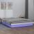 Cadru de pat cu LED, alb, 160x200 cm, lemn masiv GartenMobel Dekor
