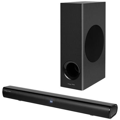Soundbar 2.1 Kruger&Matz cu Subwoofer Wireless si Telecomanda, 36W, Culoare Negru