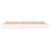 Cadru de pat cu LED, dublu, alb, 135x190 cm, lemn masiv GartenMobel Dekor