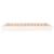 Cadru de pat cu LED, alb, 140x190 cm, lemn masiv GartenMobel Dekor