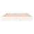 Cadru de pat cu LED, alb, 140x190 cm, lemn masiv GartenMobel Dekor