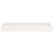 Cadru de pat mic single, alb, 75x190 cm, lemn masiv GartenMobel Dekor