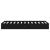 Cadru de pat mic single, negru, 75x190 cm, lemn masiv GartenMobel Dekor
