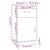 Dulap de birou, alb, 40x50x75 cm, lemn masiv de pin GartenMobel Dekor