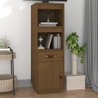 Dulap înalt, maro miere, 34x40x108,5 cm, lemn masiv de pin GartenMobel Dekor