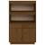 Dulap înalt, maro miere, 67x40x108,5 cm, lemn masiv de pin GartenMobel Dekor