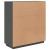 Dulap înalt, gri, 100x40x108,5 cm, lemn masiv de pin GartenMobel Dekor