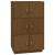 Dulap înalt, maro miere, 67x40x108,5 cm, lemn masiv de pin GartenMobel Dekor